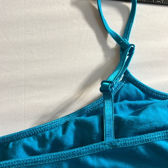 BISOU BISOU X-Large Aqua blue bra top camisole with sequins - Picture 7 of 10